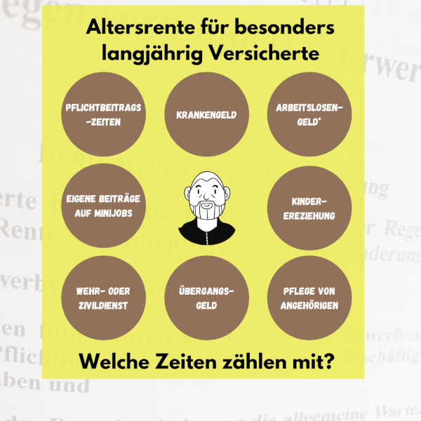 Rente nach 45 Versicherungsjahren welche Zeiten zählen mit Rente nach 45 Versicherungsjahren welche Zeiten zählen mit