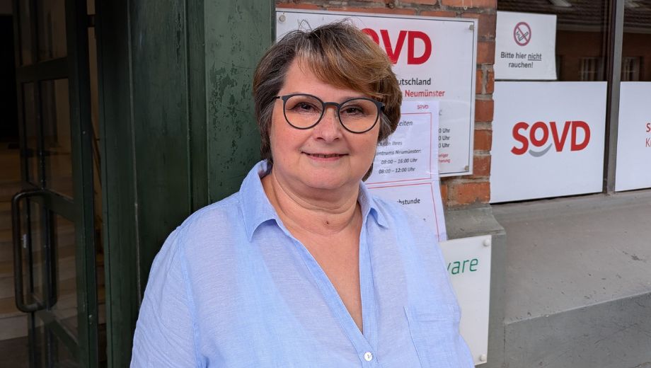 Angela Wilke engagiert sich sowohl haupt- als auch ehrenamtlich für den SoVD Angela Wilke engagiert sich sowohl haupt- als auch ehrenamtlich für den SoVD
